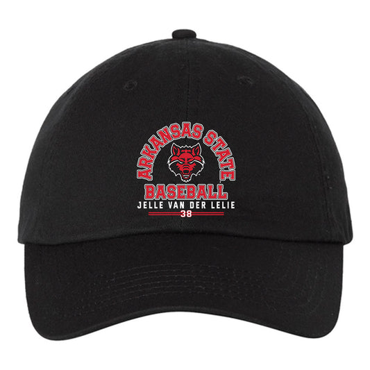 Arkansas State - NCAA Baseball : Jelle van der Lelie - Dad Hat