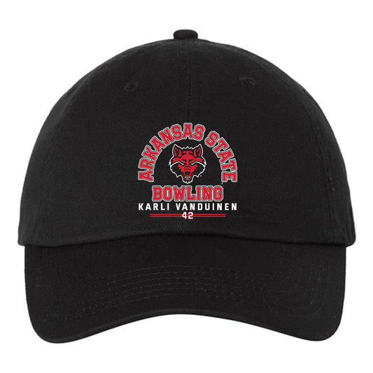 Arkansas State - NCAA Women's Bowling : Karli Vanduinen - Dad Hat
