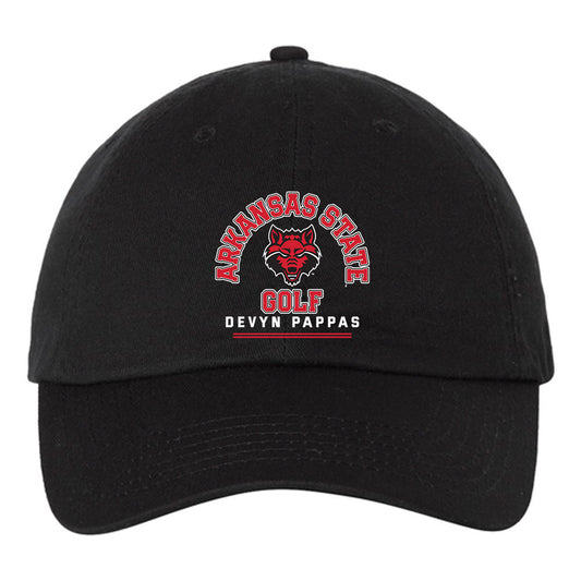 Arkansas State - NCAA Men's Golf : Devyn Pappas - Dad Hat