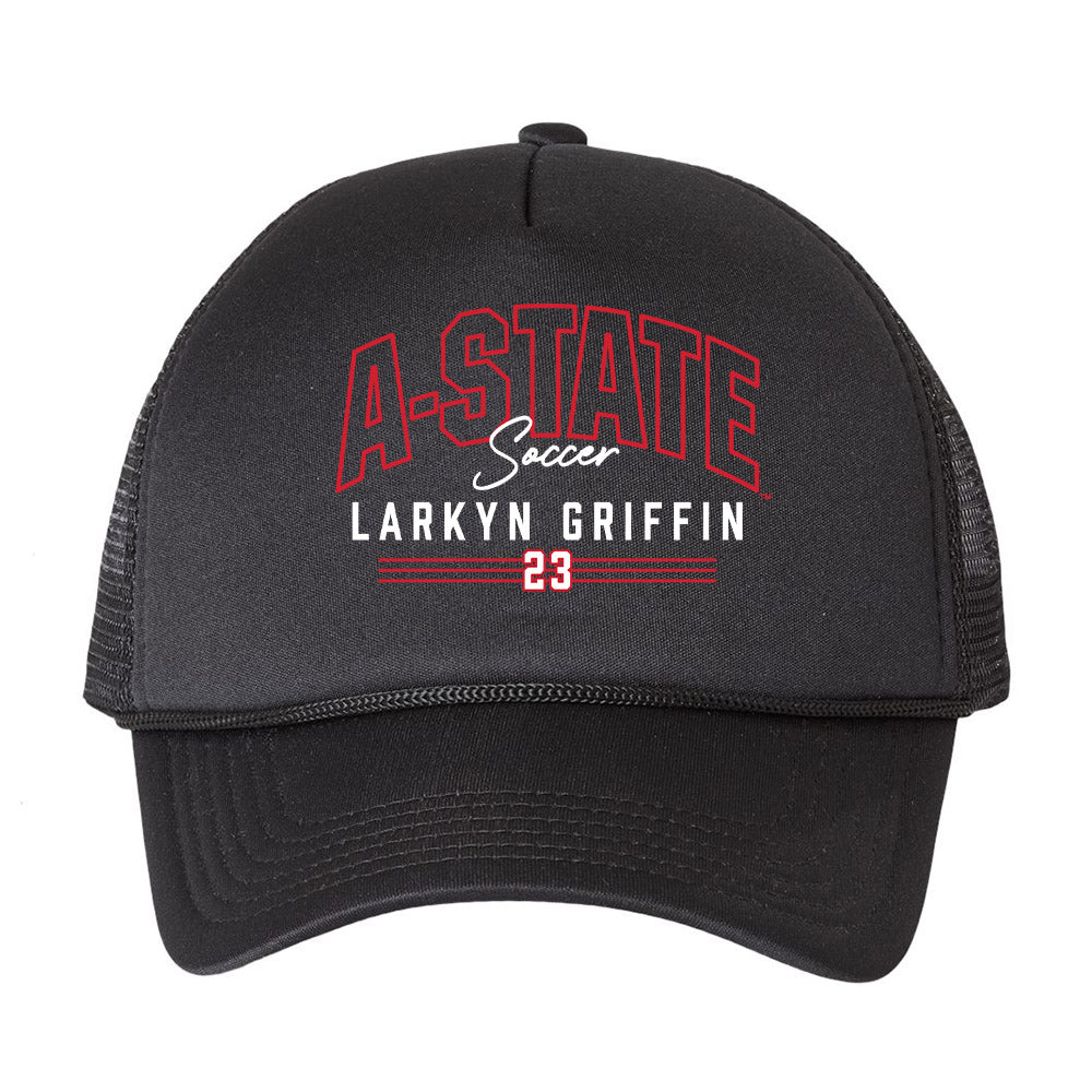 Arkansas State - NCAA Women's Soccer : Larkyn Griffin - Trucker Hat-0