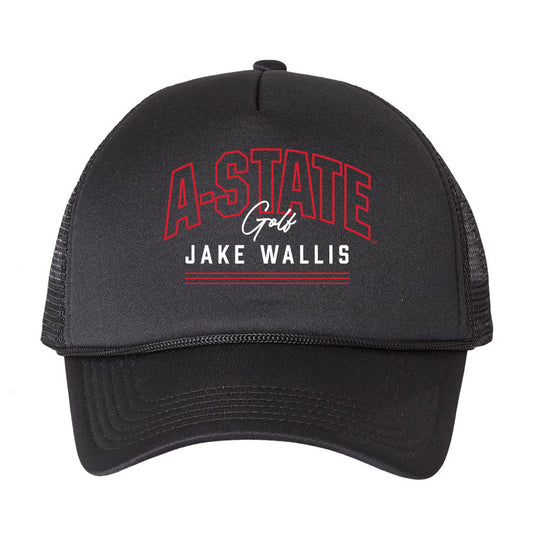 Arkansas State - NCAA Men's Golf : Jake Wallis - Trucker Hat