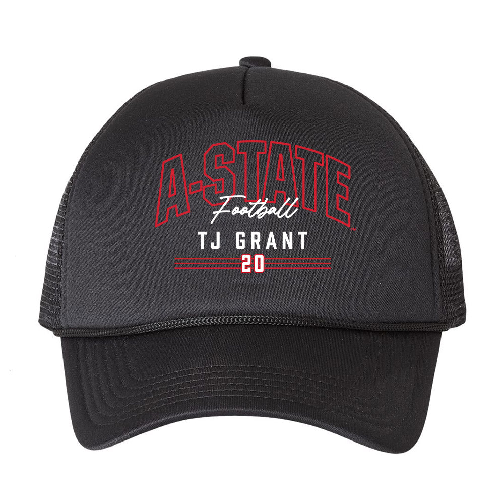 Arkansas State - NCAA Football : TJ Grant - Trucker Hat-0