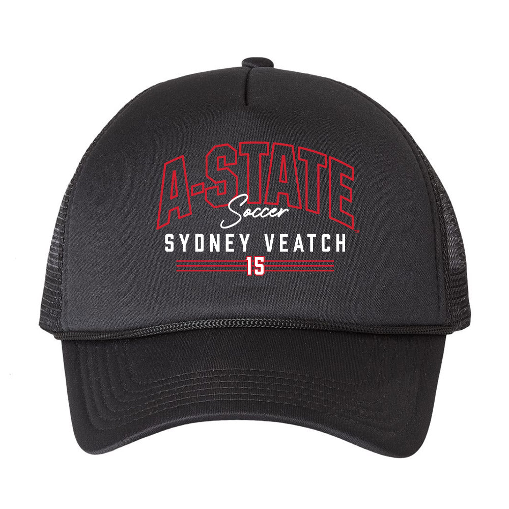 Arkansas State - NCAA Women's Soccer : Sydney Veatch - Trucker Hat-0