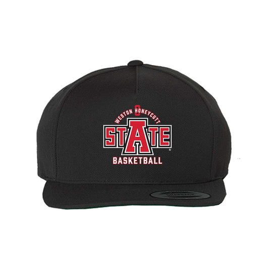 Arkansas State - NCAA Men's Basketball : Weston Honeycutt - Snapback Hat-0