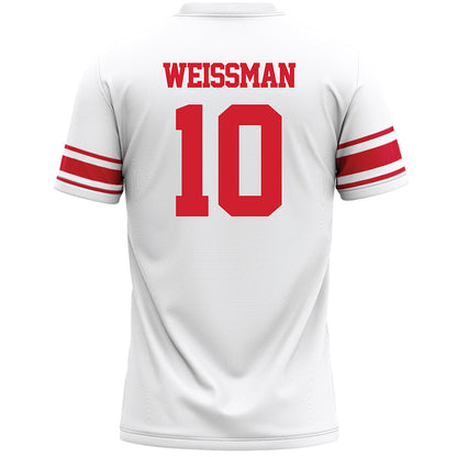 Marist - NCAA Men's Lacrosse : Andrew Weissman - White Lacrosse Jersey -1