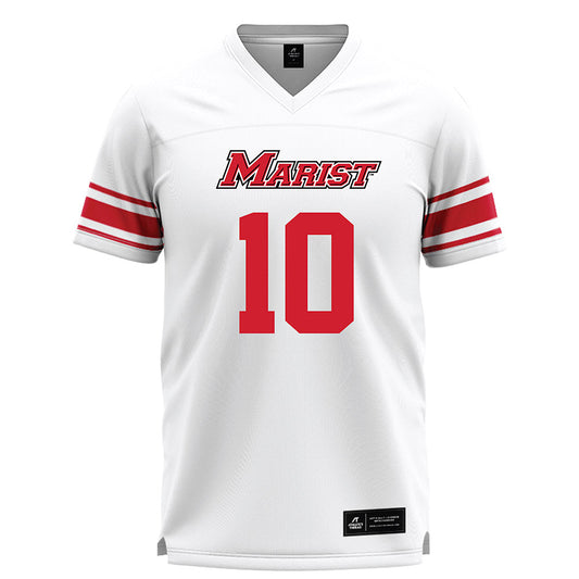 Marist - NCAA Men's Lacrosse : Andrew Weissman - White Lacrosse Jersey -0