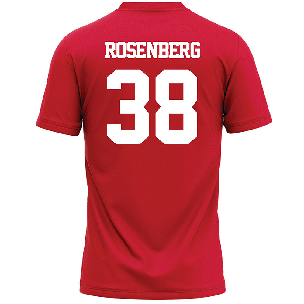 Marist - NCAA Men's Lacrosse : Happy Rosenberg - Red Lacrosse Jersey -1
