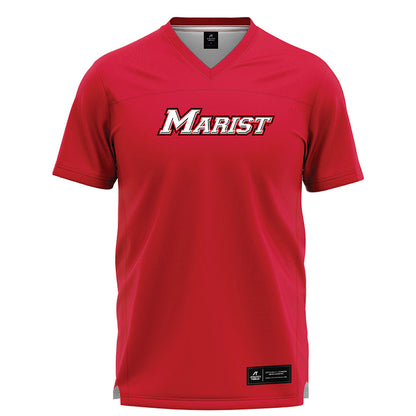 Marist - NCAA Men's Lacrosse : - Red Lacrosse Jersey -0