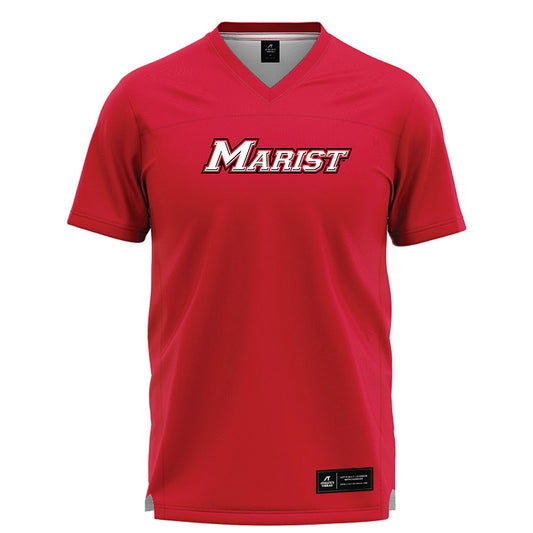 Marist - NCAA Men's Lacrosse : - Red Lacrosse Jersey -0