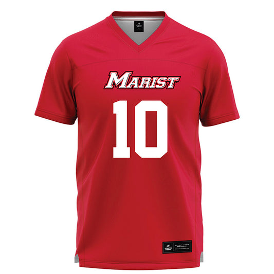 Marist - NCAA Men's Lacrosse : Andrew Weissman - Red Lacrosse Jersey -0