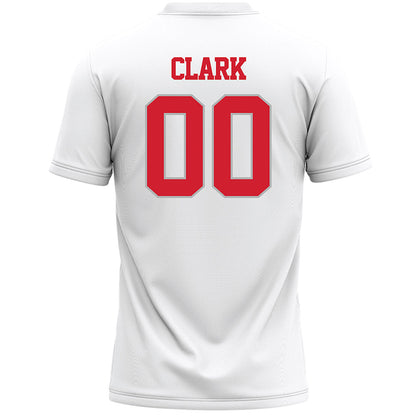Marist - NCAA Women's Lacrosse : Ella Clark - White Lacrosse Jersey -1