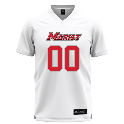 Marist - NCAA Women's Lacrosse : Ella Clark - White Lacrosse Jersey -0