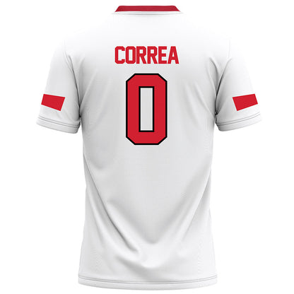 Marist - NCAA Football : Santino Correa - White Football Jersey-1