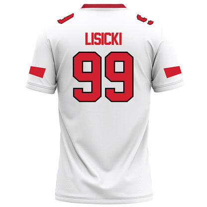 Marist - NCAA Football : Jake Lisicki - White Football Jersey-1