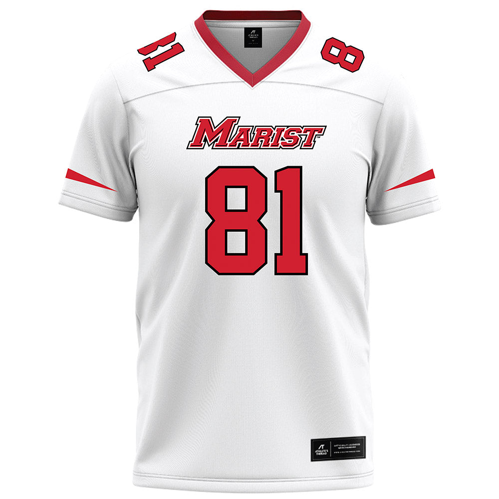 Marist - NCAA Football : Chris Gioia - White Football Jersey-0