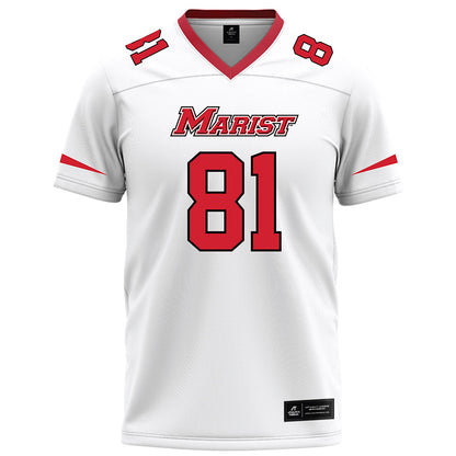 Marist - NCAA Football : Chris Gioia - White Football Jersey-0