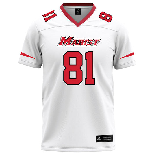 Marist - NCAA Football : Chris Gioia - White Football Jersey-0
