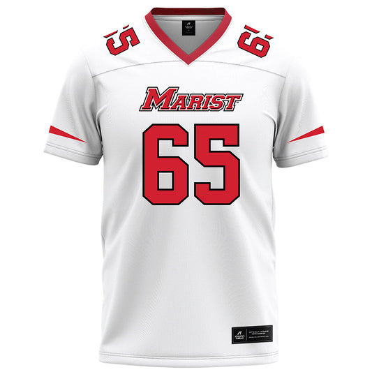 Marist - NCAA Football : Bruce Earl - White Football Jersey-0