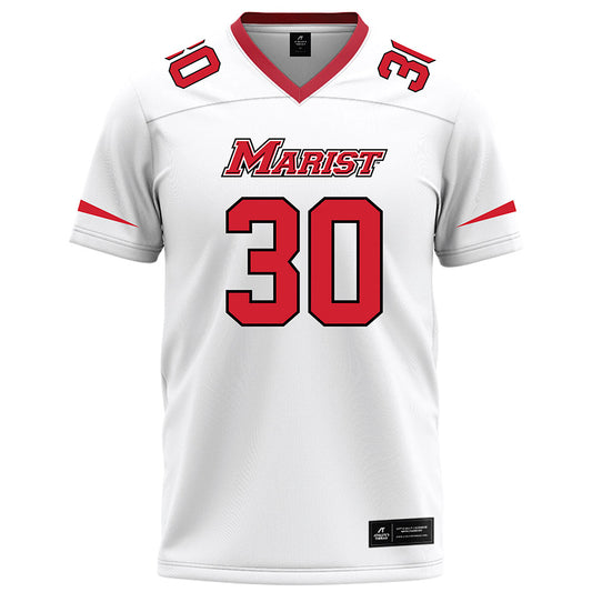 Marist - NCAA Football : Amare Minggia - White Football Jersey-0