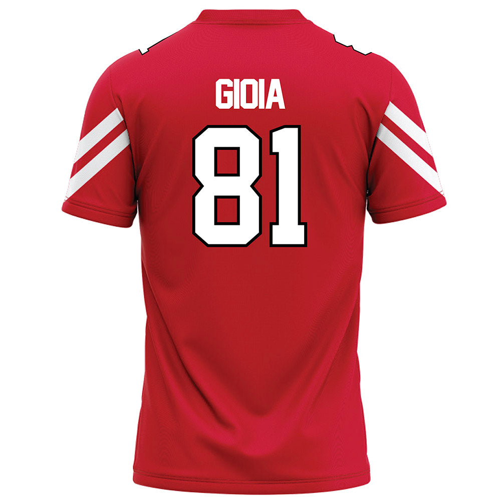 Marist - NCAA Football : Chris Gioia - Red Football Jersey-1