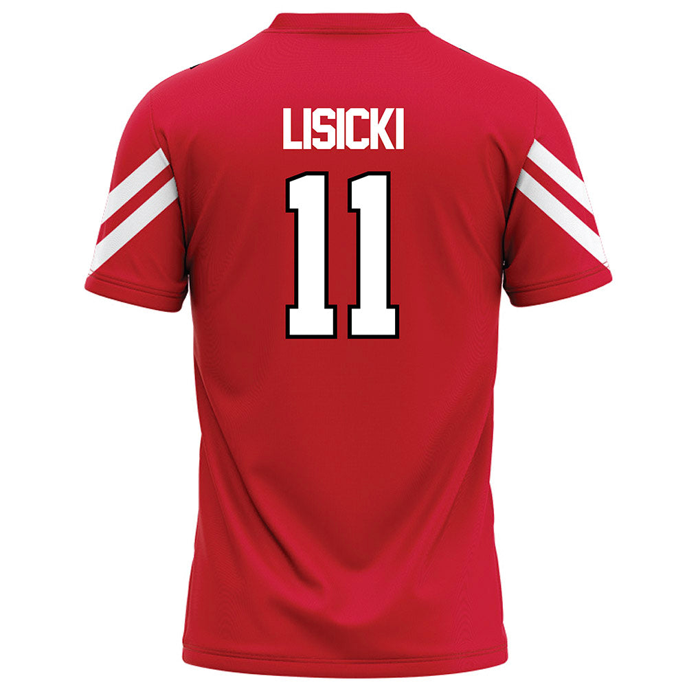 Marist - NCAA Football : Jake Lisicki - Red Football Jersey-1