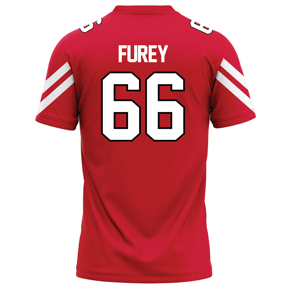 Marist - NCAA Football : Brandon Furey - Red Football Jersey-1