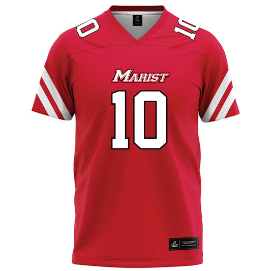 Marist - NCAA Football : Dylan Gilmore - Red Football Jersey-0
