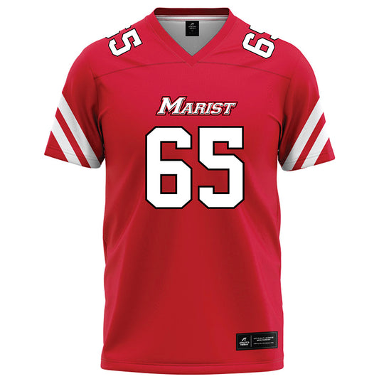 Marist - NCAA Football : Bruce Earl - Red Football Jersey-0