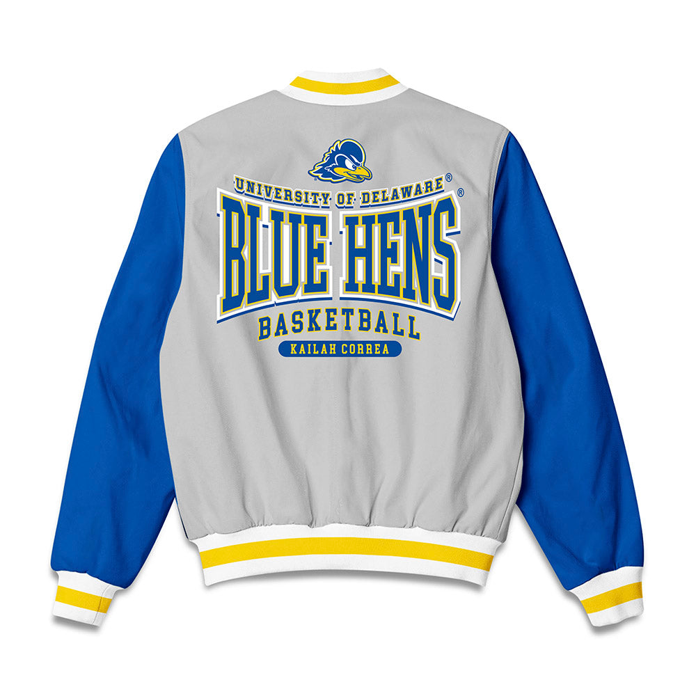 Delaware - NCAA Women's Basketball : Kailah Correa - Bomber Jacket-1