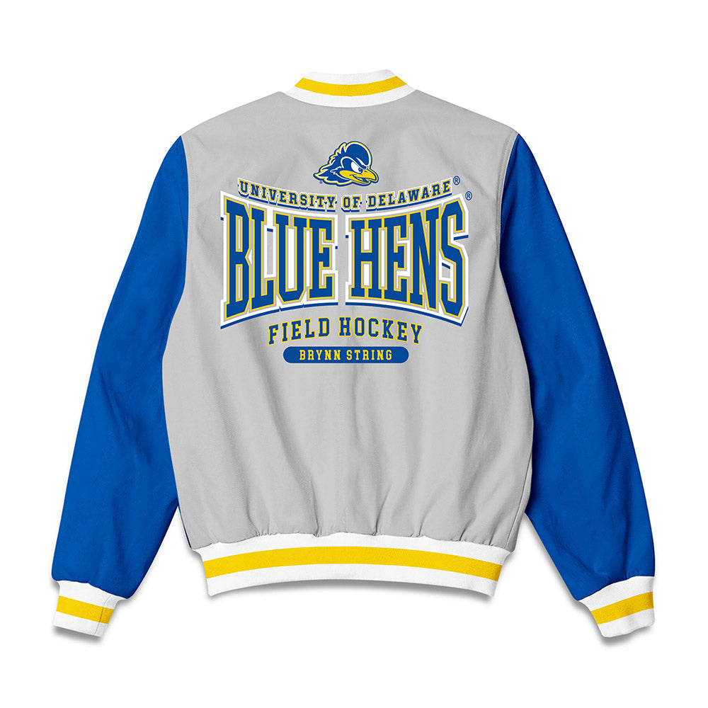 Delaware - NCAA Women's Field Hockey : Brynn String - Bomber Jacket-1
