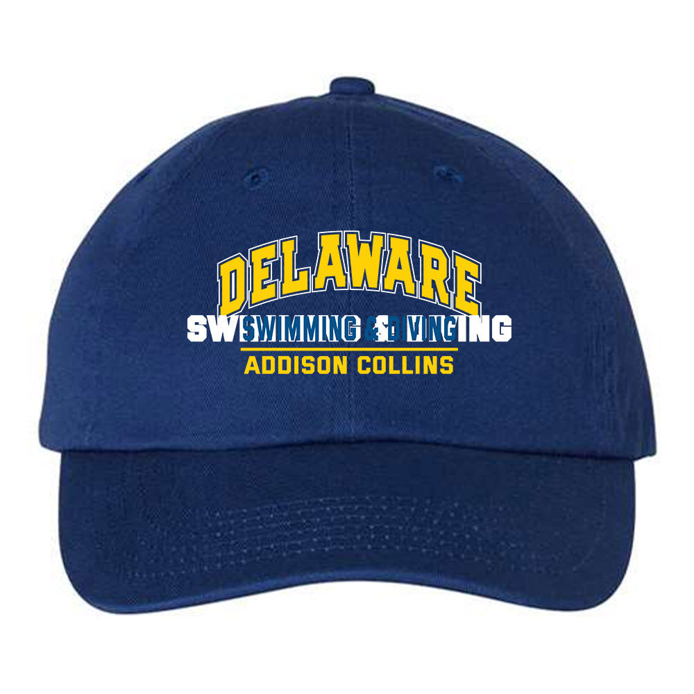 Delaware - NCAA Men's Swimming & Diving : Addison Collins - Dad Hat-0
