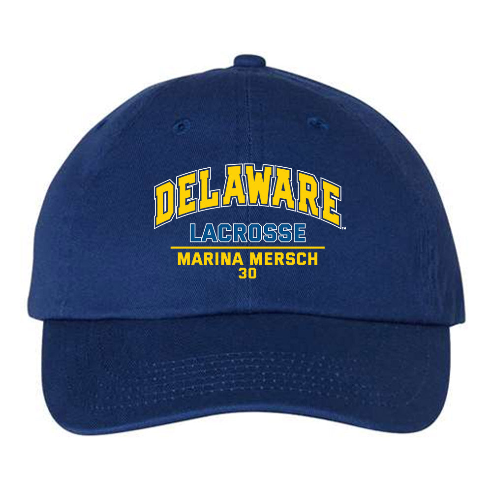 Delaware - NCAA Women's Lacrosse : Marina Mersch - Dad Hat-0