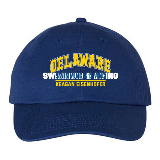 Delaware - NCAA Men's Swimming & Diving : Keagan Eisenhofer - Dad Hat-0