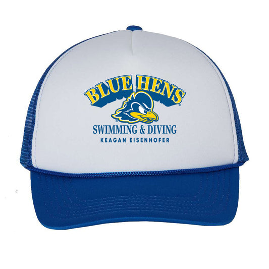 Delaware - NCAA Men's Swimming & Diving : Keagan Eisenhofer - Trucker Hat-0