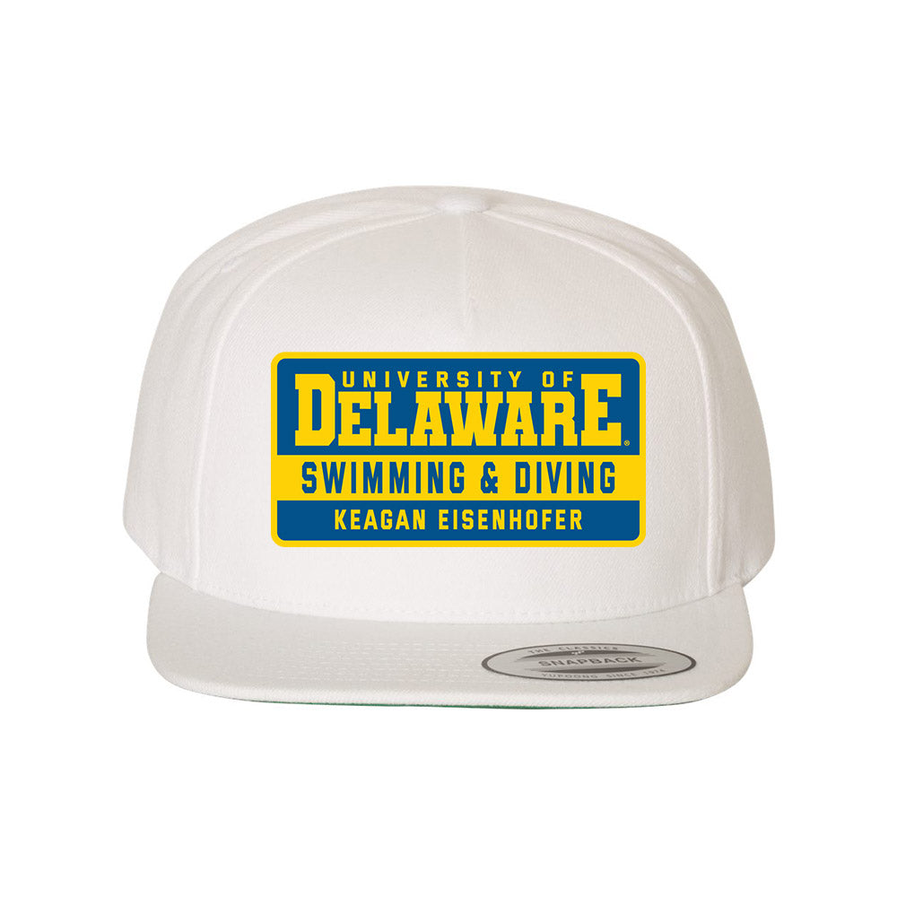 Delaware - NCAA Men's Swimming & Diving : Keagan Eisenhofer - Snapback Hat-0