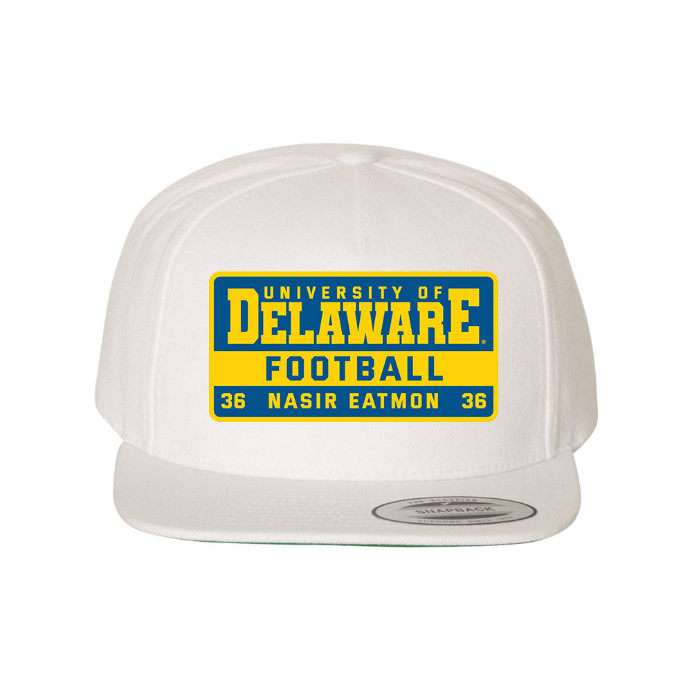 Delaware - NCAA Football : Nasir Eatmon - Snapback Hat-0