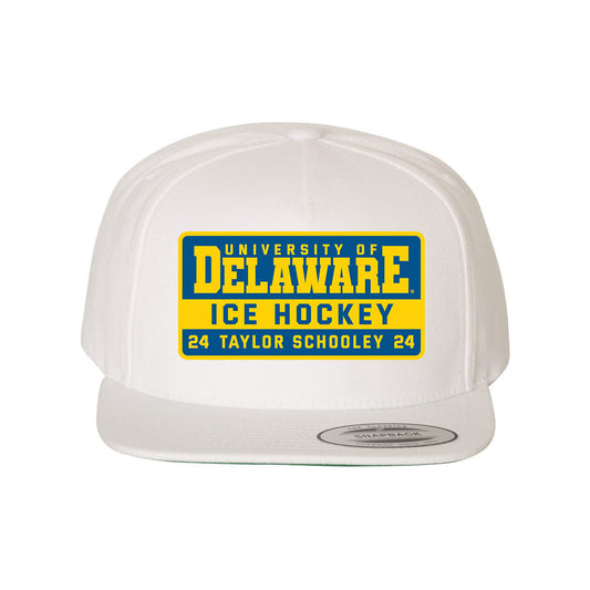 Delaware - NCAA Ice Hockey : Taylor Schooley - Snapback Hat-0