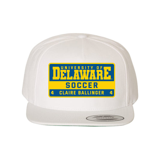 Delaware - NCAA Women's Soccer : Claire Ballinger - Snapback Hat-0
