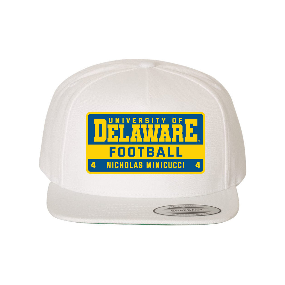 Delaware - NCAA Football : Nicholas Minicucci - Snapback Hat-0