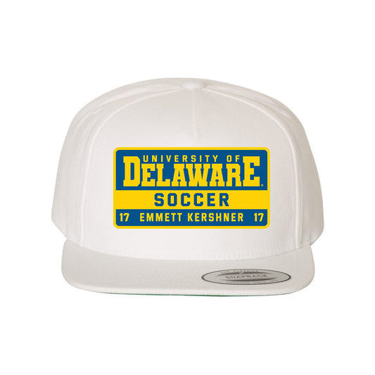 Delaware - NCAA Men's Soccer : Emmett Kershner - Snapback Hat-0