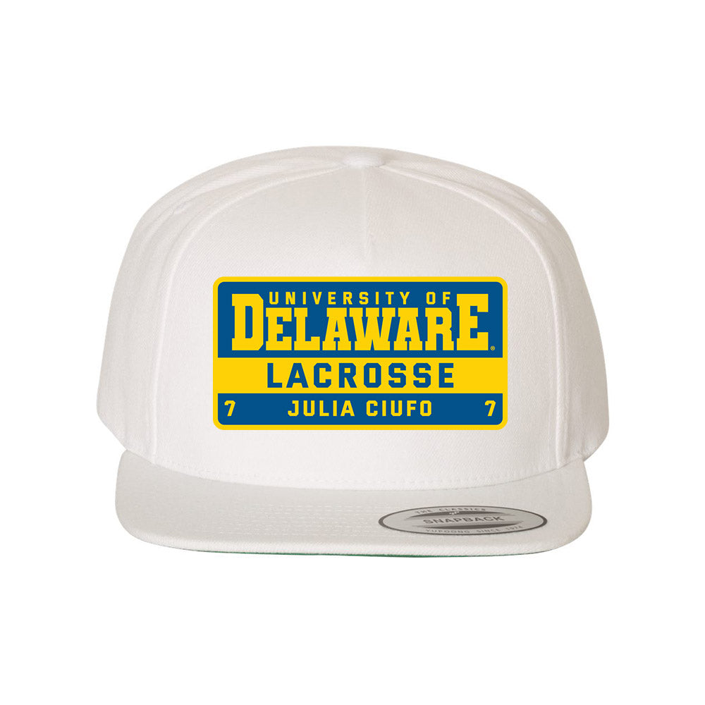Delaware - NCAA Women's Lacrosse : Julia Ciufo - Snapback Hat-0