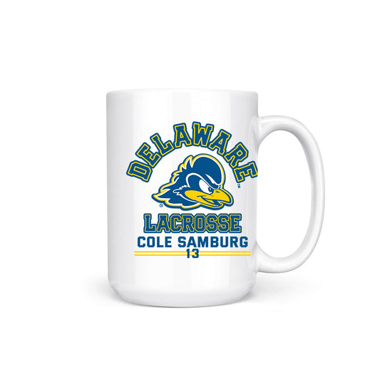 Delaware - NCAA Men's Lacrosse : Cole Samburg - Coffee Mug-0