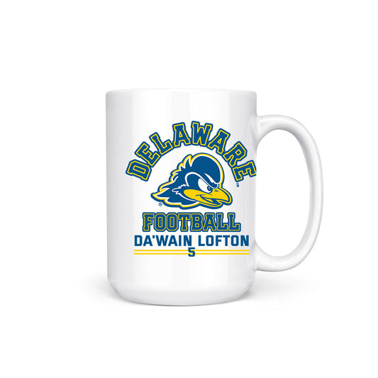 Delaware - NCAA Football : Da'Wain Lofton - Coffee Mug-0