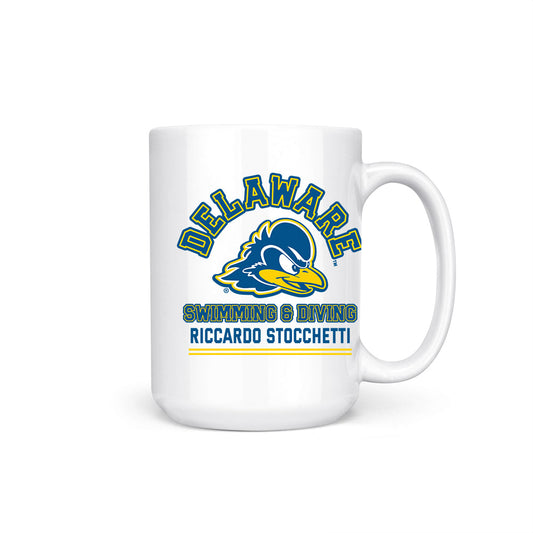Delaware - NCAA Men's Swimming & Diving : Riccardo Stocchetti - Coffee Mug-0
