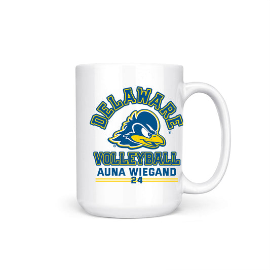 Delaware - NCAA Women's Volleyball : Auna Wiegand - Coffee Mug-0