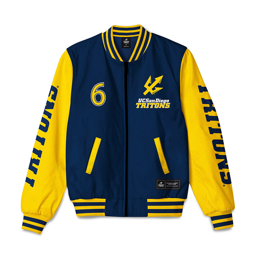 UCSD - NCAA Women's Soccer : Chloe Yates - Bomber Jacket-0