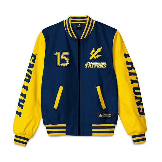 UCSD - NCAA Men's Soccer : Owen Helm - Bomber Jacket-0
