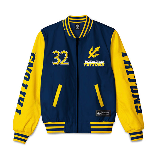 UCSD - NCAA Men's Soccer : Adam Dunbar - Bomber Jacket-0