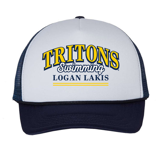 UCSD - NCAA Men's Swimming : Logan Lakis - Trucker Hat-0