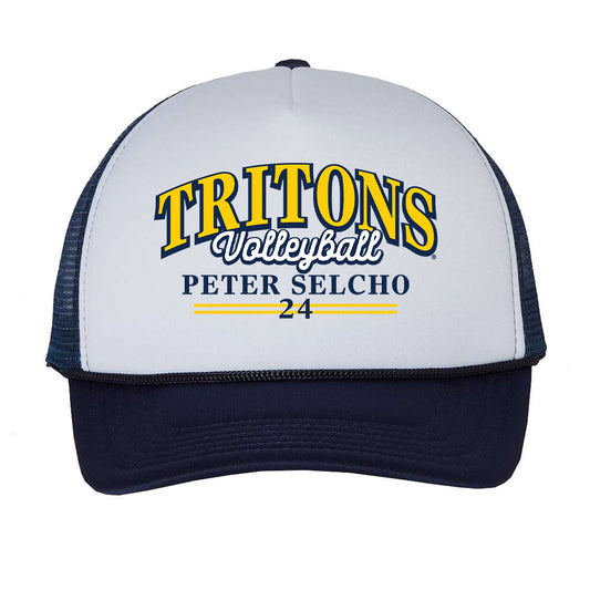 UCSD - NCAA Men's Volleyball : Peter Selcho - Trucker Hat-0
